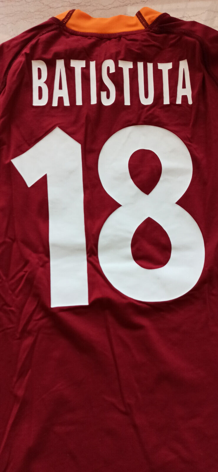 maglia calcio vintage Roma Batistuta scudetto 2000 2001 Kappa Ina Assitalia L