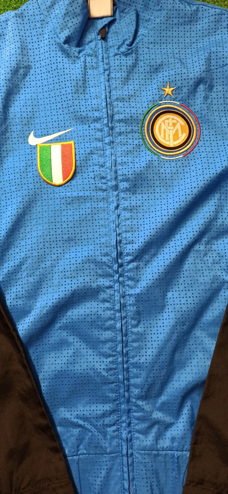 giacca felpa FC Inter Nike vintage 2009 felpa hoodie track Zanetti coat Milito
