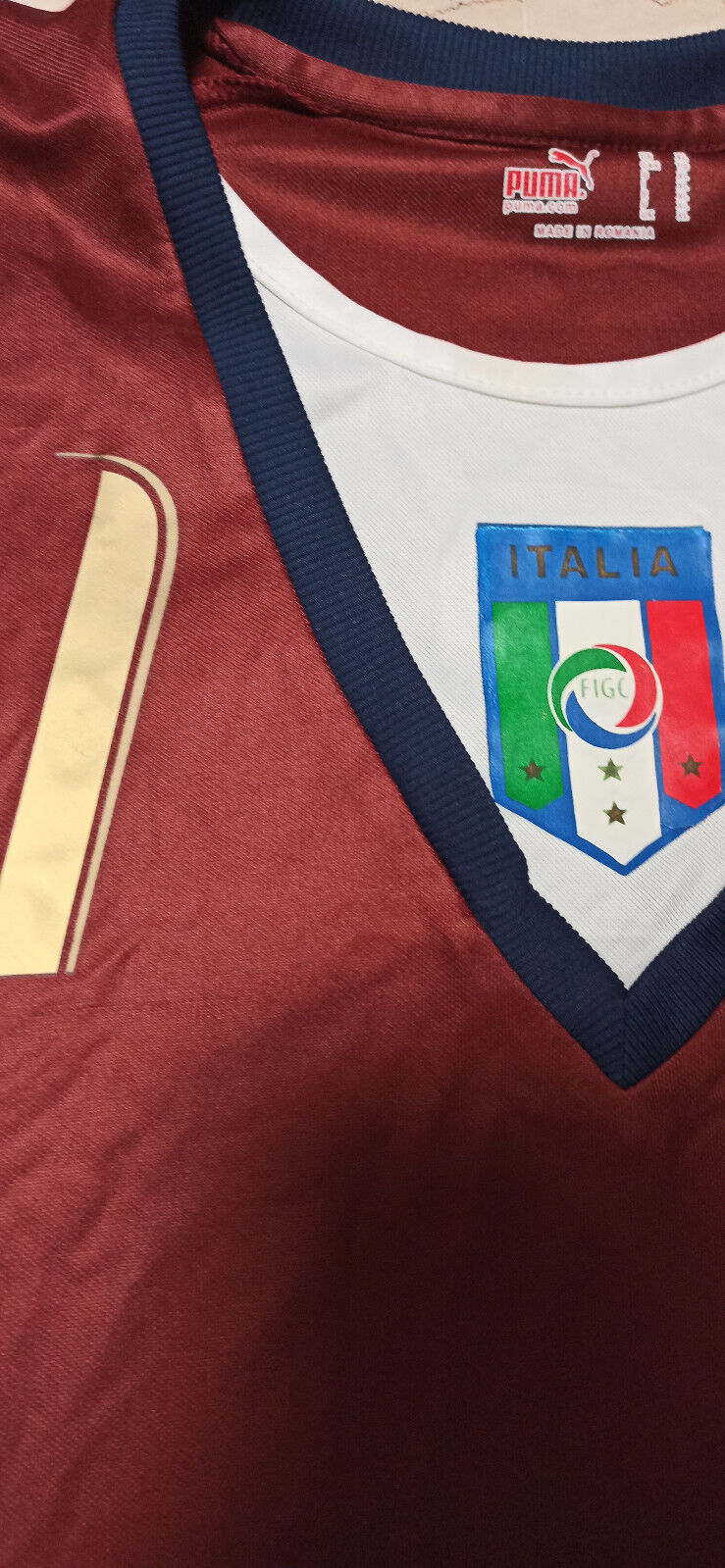 maglia calcio italia buffon World Cup 2006 Germany Worn Stock PRO Puma portiere
