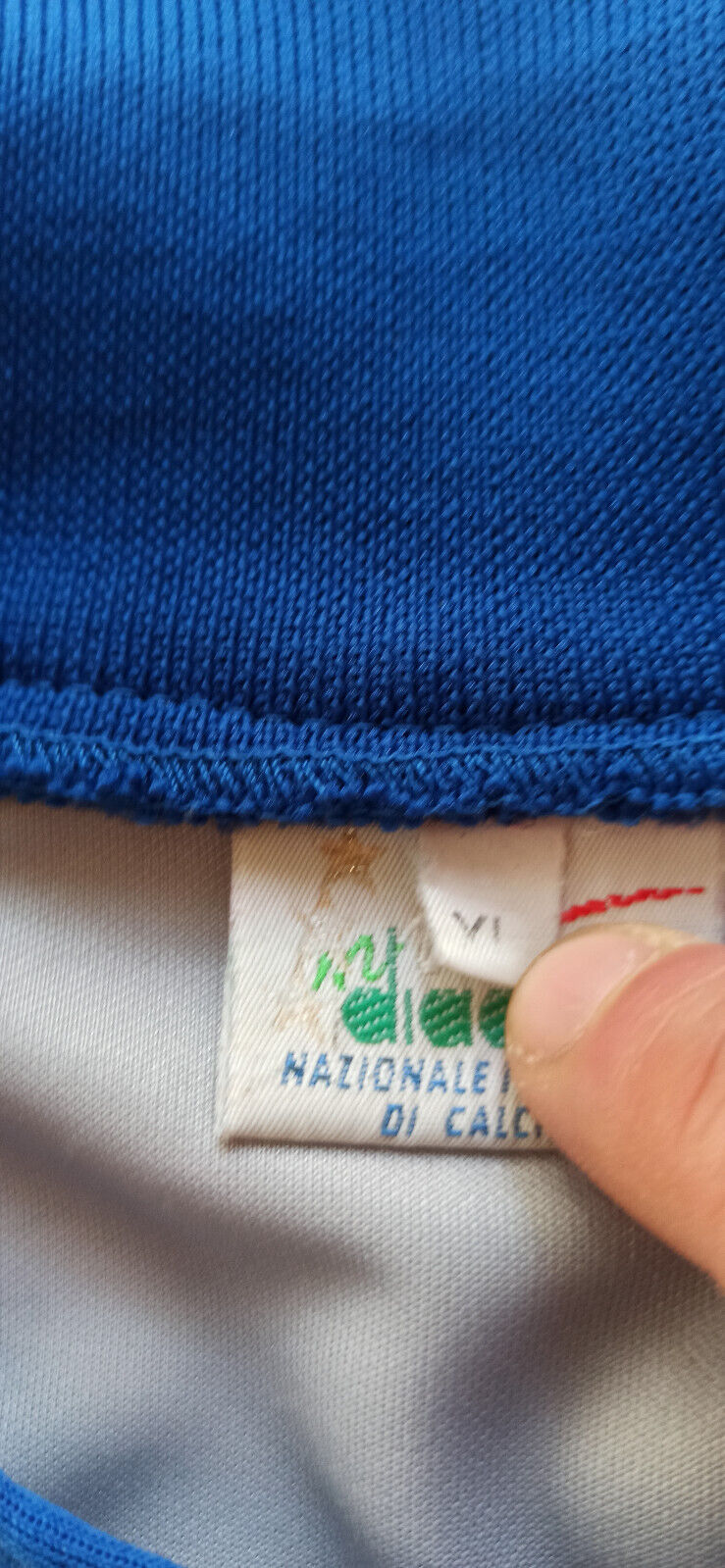 maglia match Pagliuca Zenga diadora ITALIA Euro 1992  vintage originale