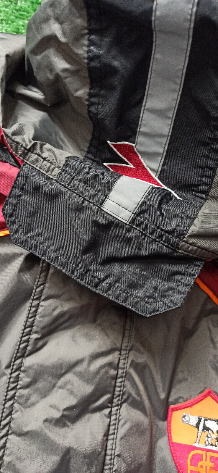 maglia calcio Roma Track top scudetto 1999 2000 Diadora Jacket coat bench player
