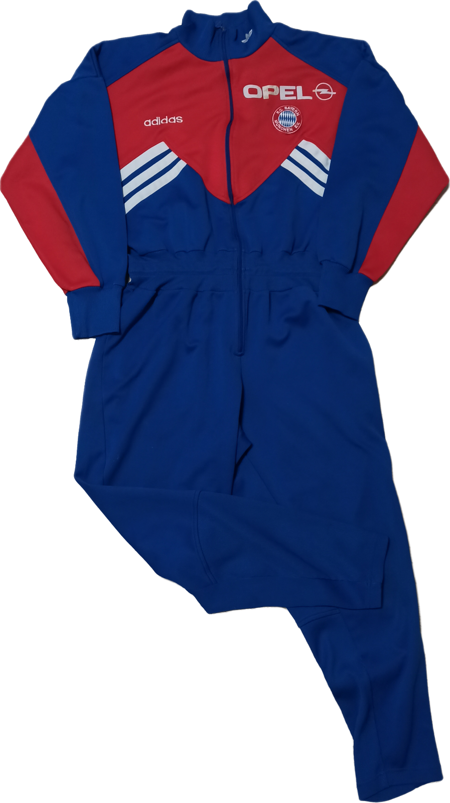 match worn bayern munchen adidas vintage full tracksuit training Opel greensportvintage