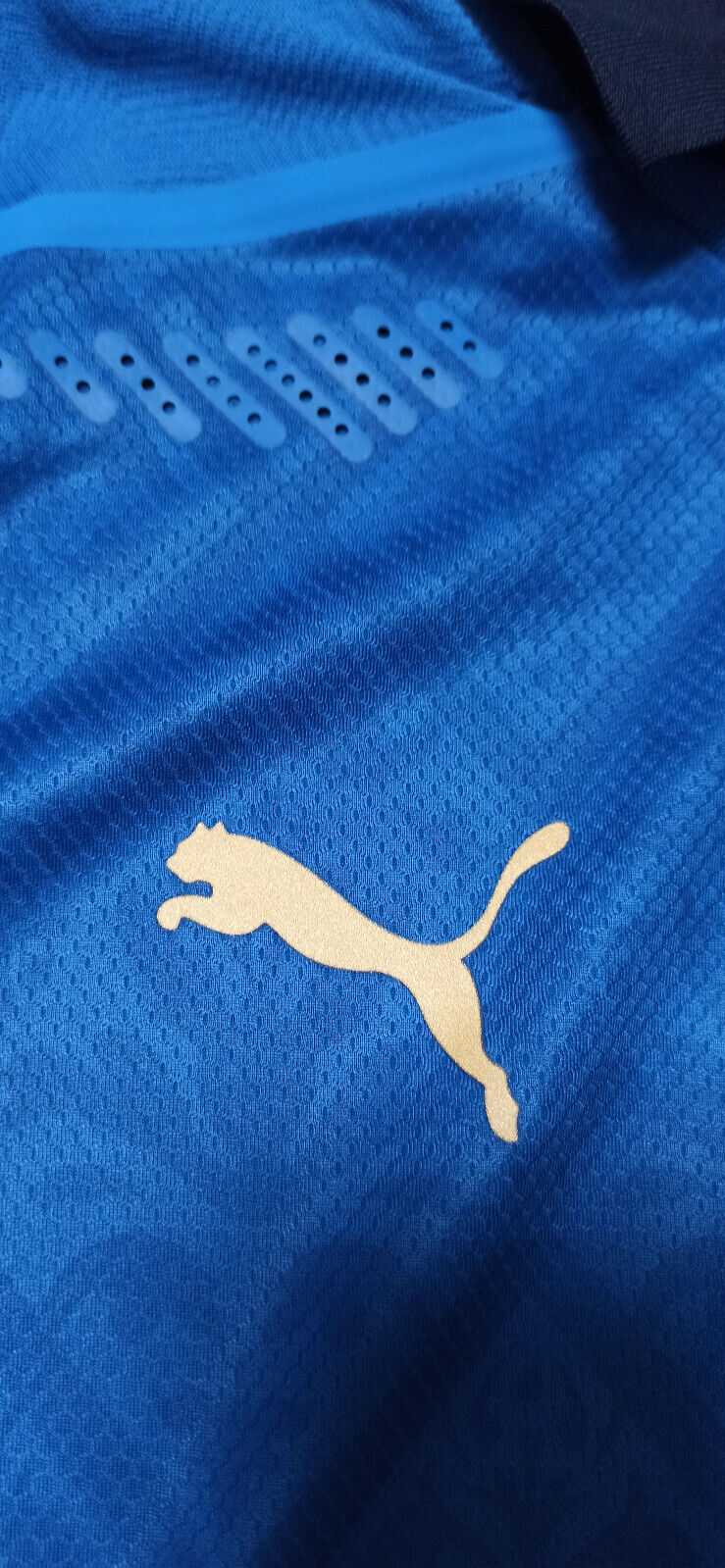 Maglia match worn gara Verratti PUMA Italia-Inghilterra 2021 Dry-cell EURO 2020