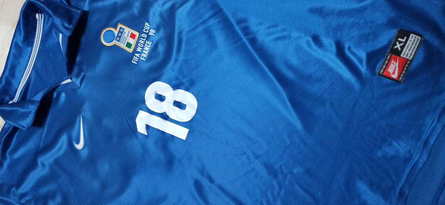 maglia italia roberto Baggio mondiali FIFA WORLD CUP 1998 jersey shirt NIKE XL
