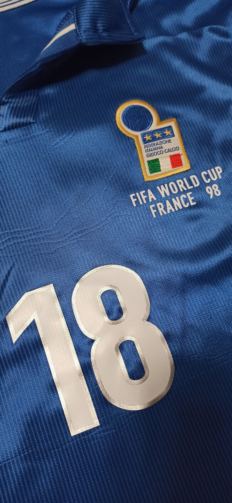 maglia italia roberto Baggio mondiali FIFA WORLD CUP 1998 jersey shirt NIKE XL