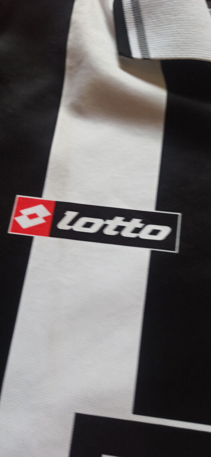 maglia juventus ZIDANE Lotto 2000 2001 L Player TELE+ calcio vintage