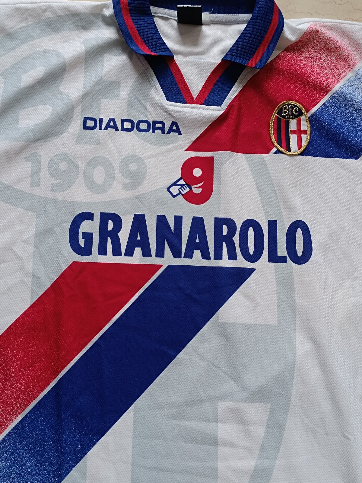 Maglia Bologna Roberto Baggio vintage Granarolo DIADORA 10 1997/1998