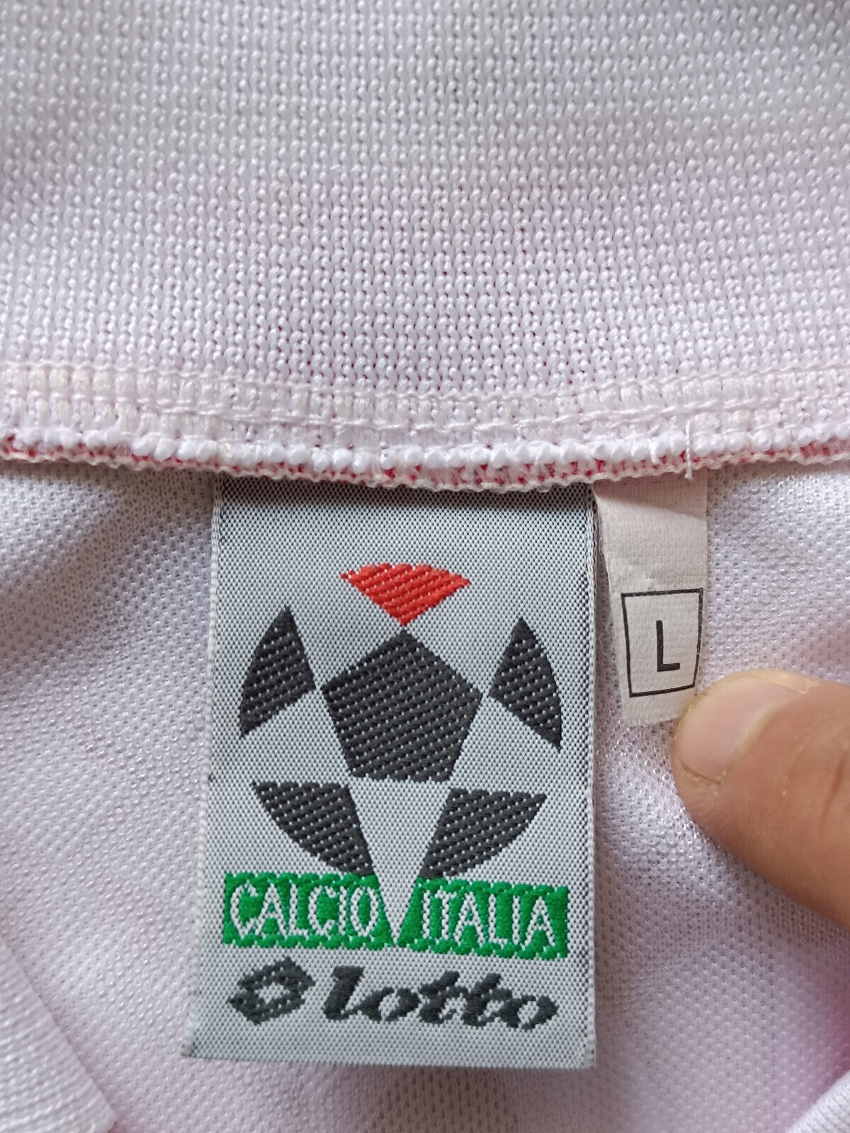 maglia home bari lotto 1999/2000 cassano 18 vintage football shirt jersey