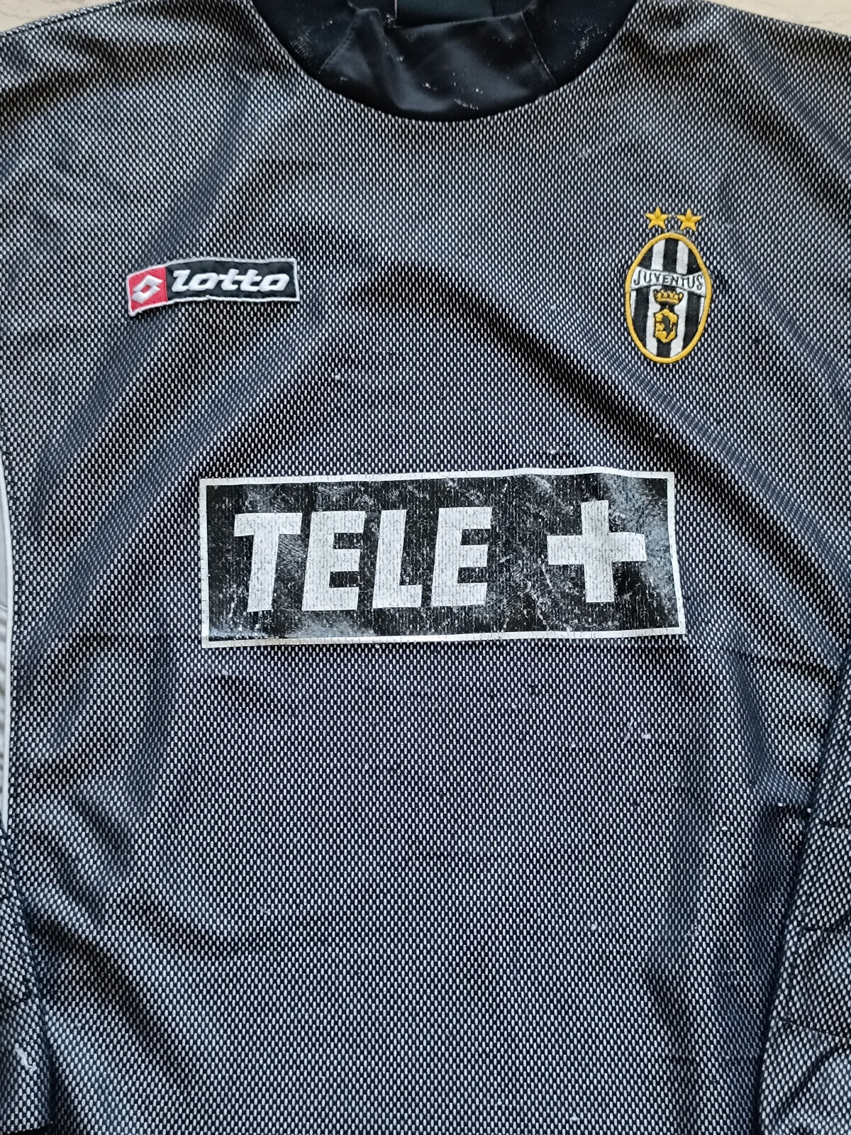maglia calcio Juventus vintage Lotto shirt 2000 2001 VAN DER SAR TELE+ XL