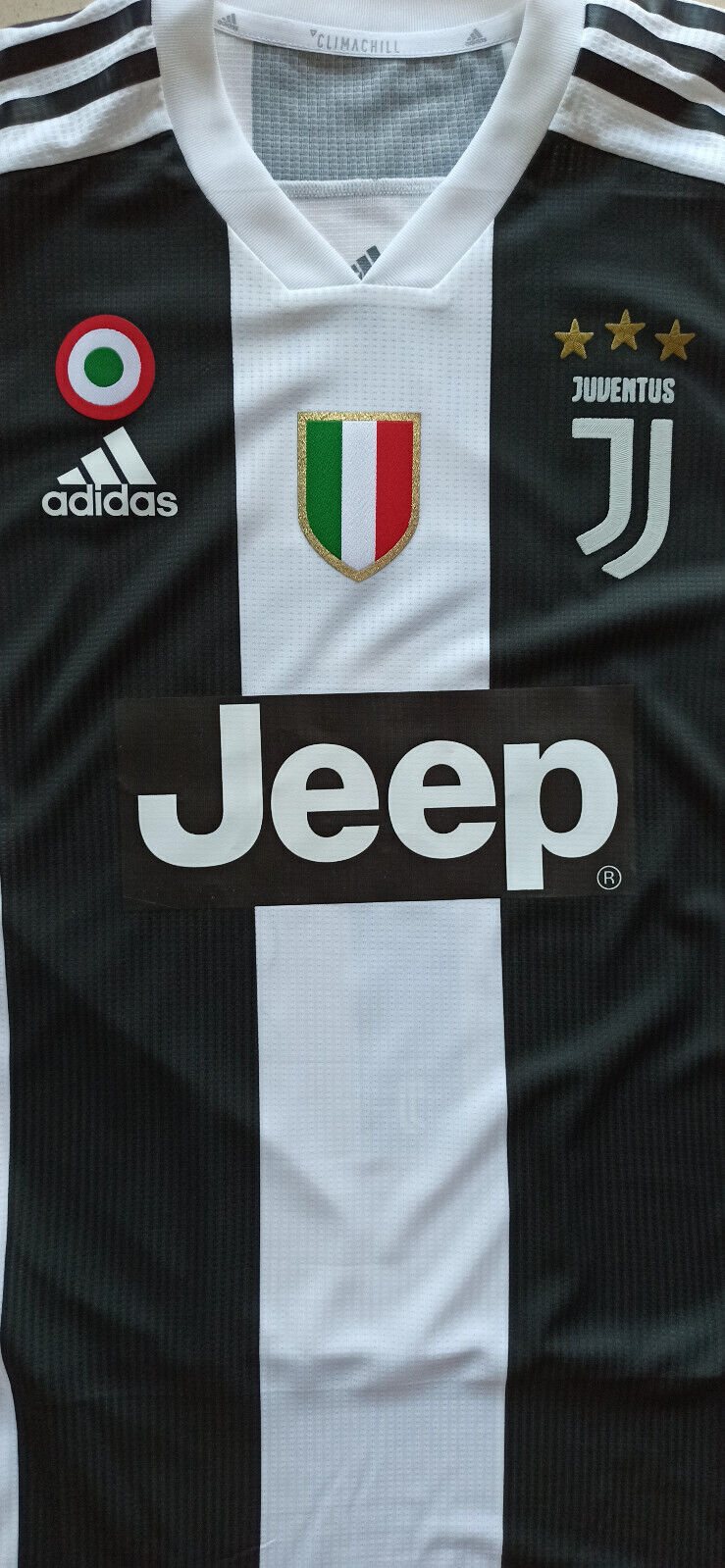 maglia calcio match issued Cristiano Ronaldo Sign juventus Adizero 2018-19 Jeep