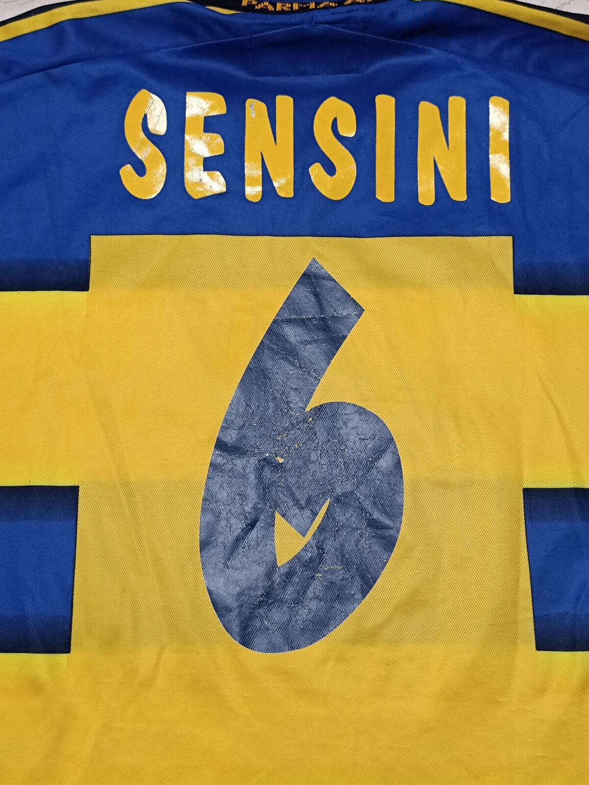 maglia calcio match worn Serie A AC Parma SENSINI Champion Mr Day 2001 2002