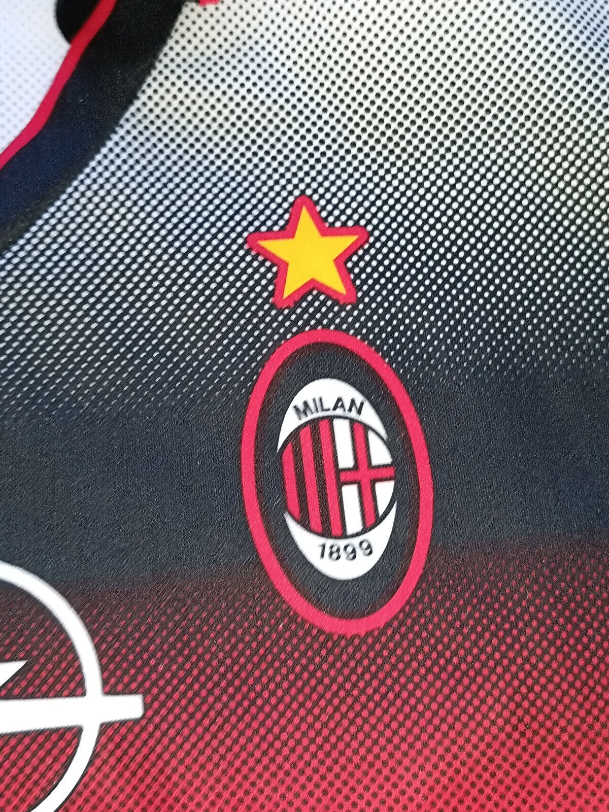 maglia calcio vintage AC Milan training LOTTO 1996 1997 BAGGIO OPEL shirt
