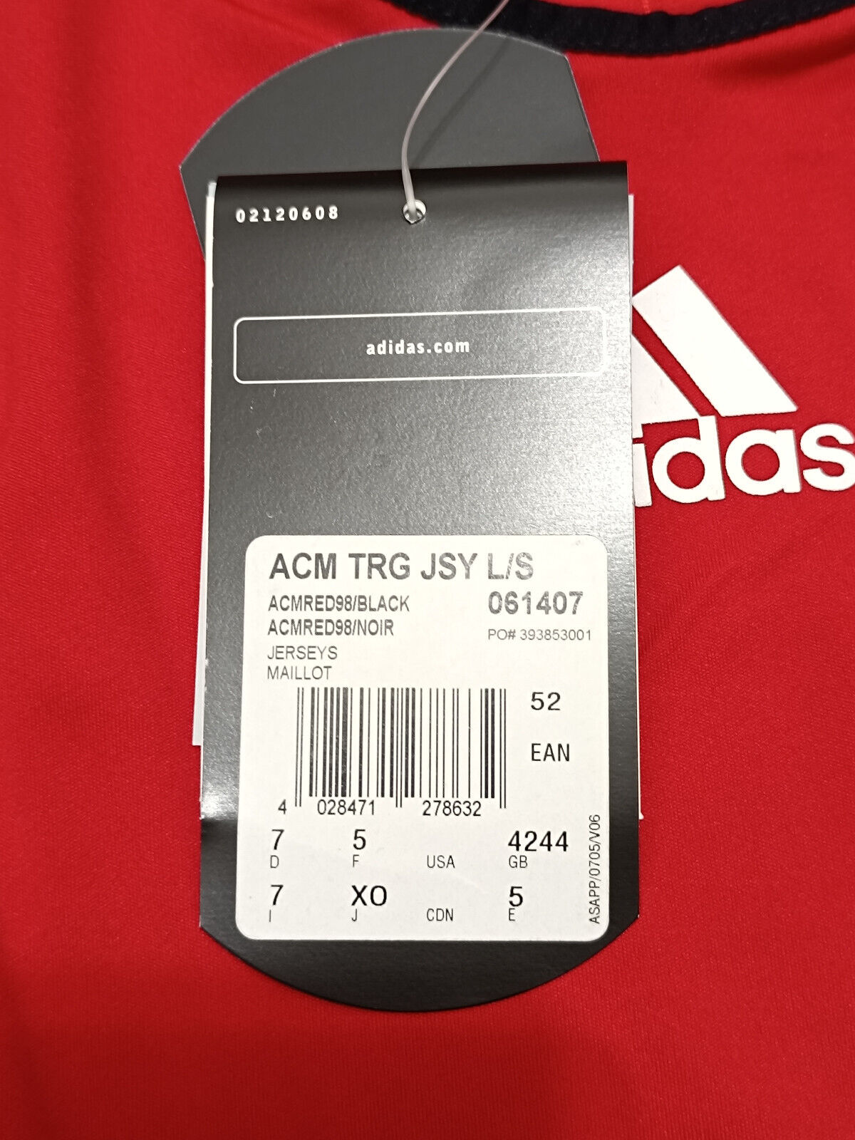 maglia calcio AC Milan BWIN 2006 ADIDAS sweatshirt training FORMOTION WORN