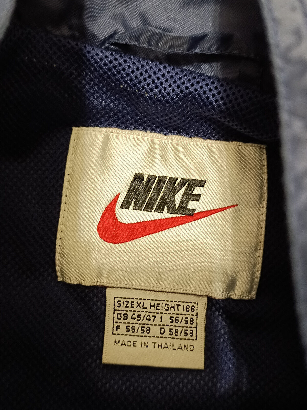 maglia calcio vintage Napoli Nike Protti 1997 98 Polenghi Dri-fit kway training