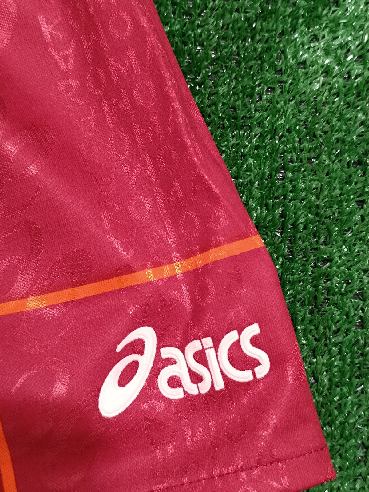 match shorts pantaloncini AS Roma asics 1996 1997 away totti assitalia