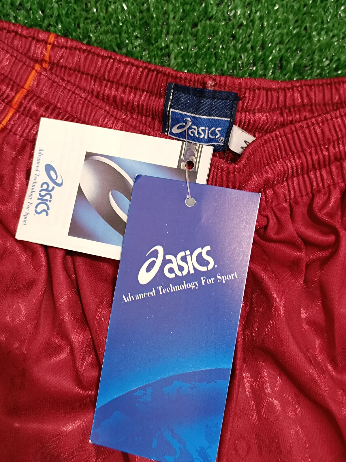 match shorts pantaloncini AS Roma asics 1996 1997 away totti assitalia