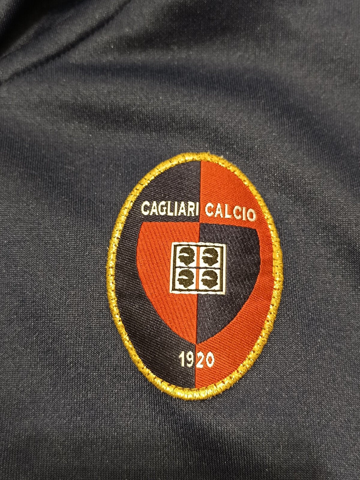 maglia calcio cagliari ASICS worn 2004 training football TISCALI Sky