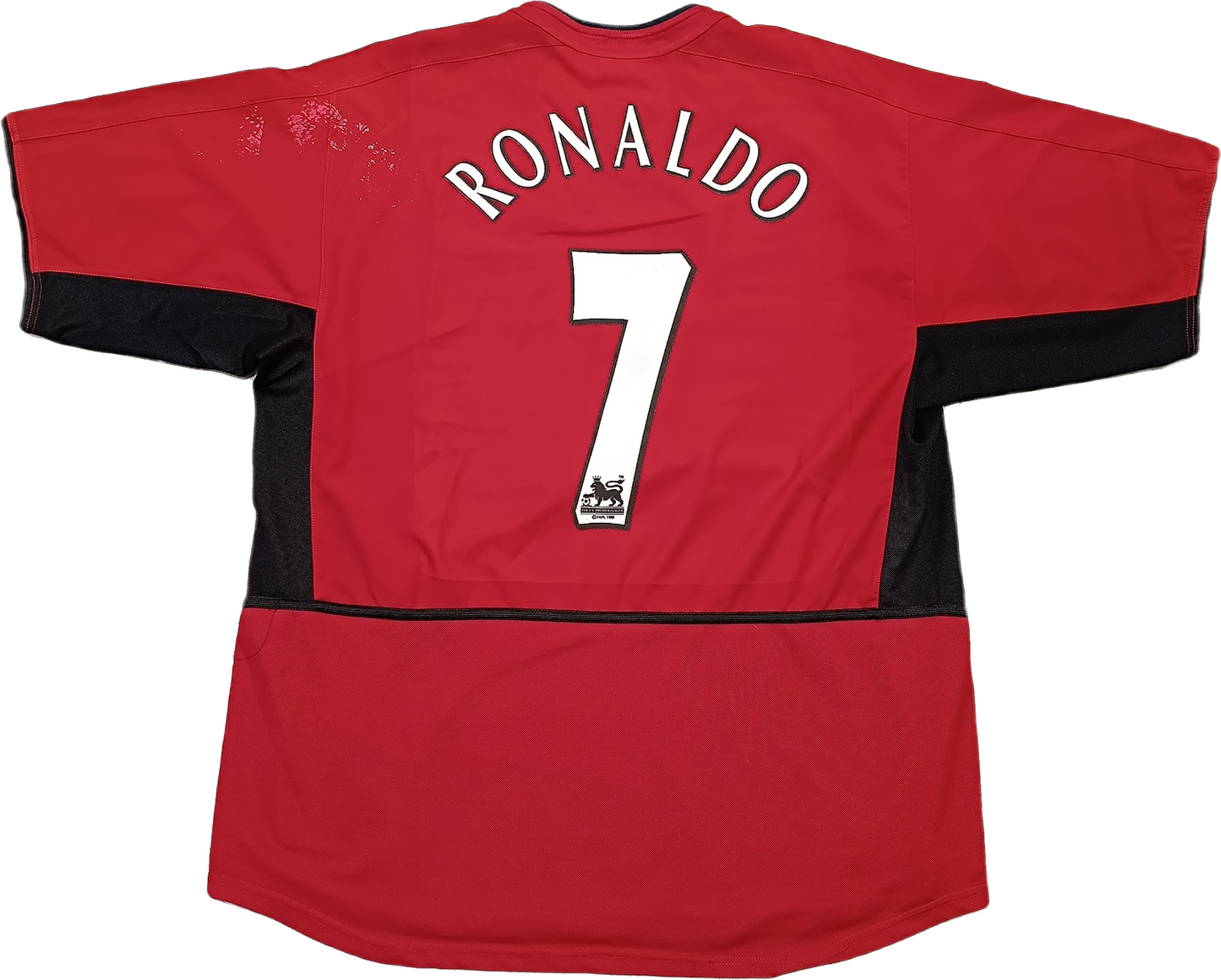 maglia calcio Cristiano Ronaldo manchester united 2002 2003 Vodafone CR7 XL