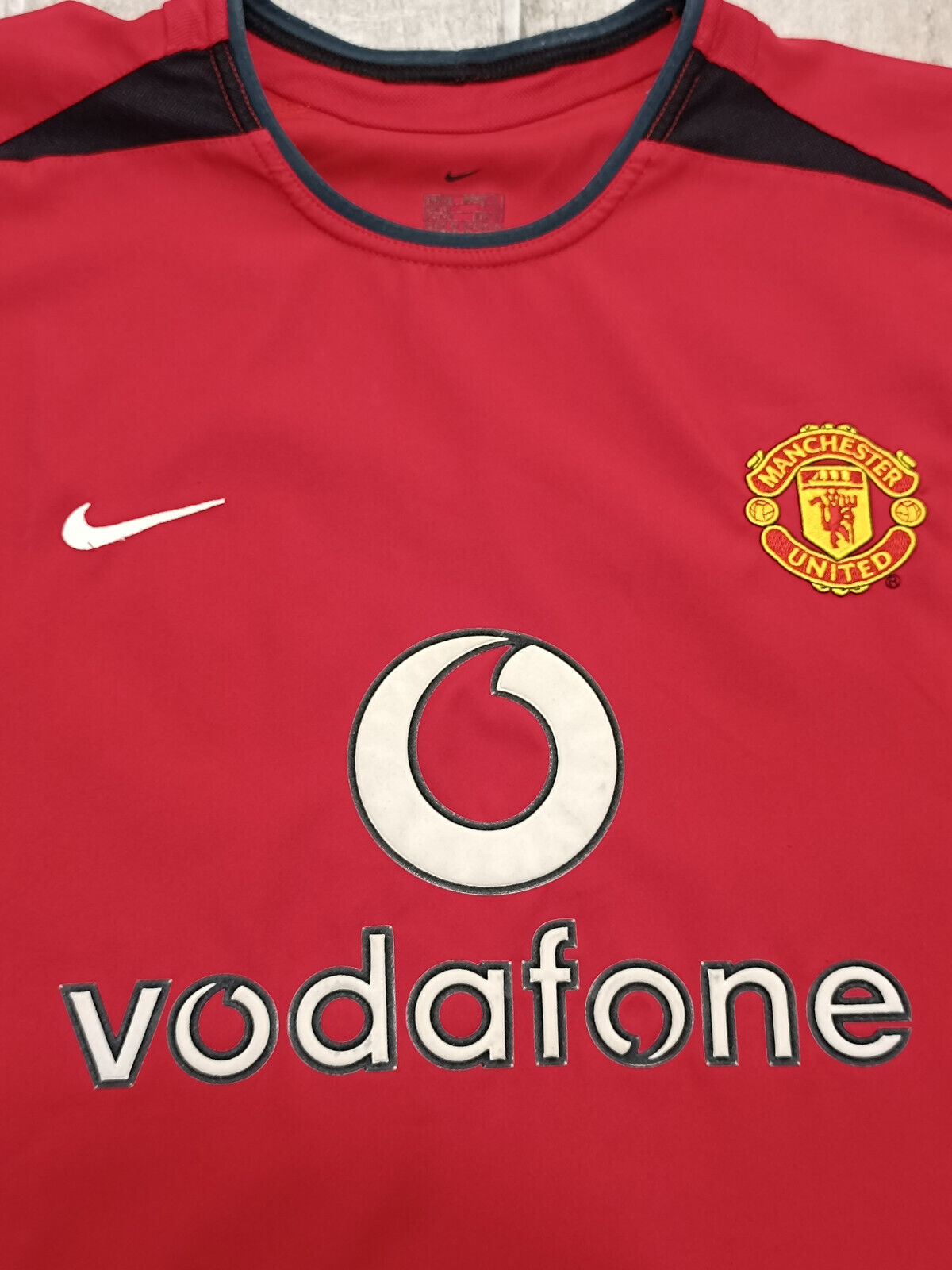 maglia calcio Cristiano Ronaldo manchester united 2002 2003 Vodafone CR7 XL