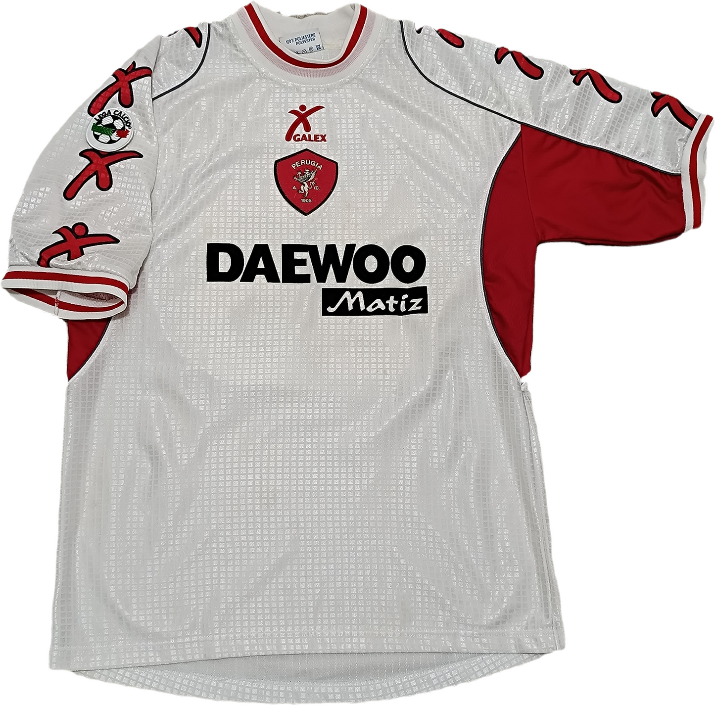 maglia calcio vintage Perugia MATERAZZI 2000 2001 Galex player friendly L