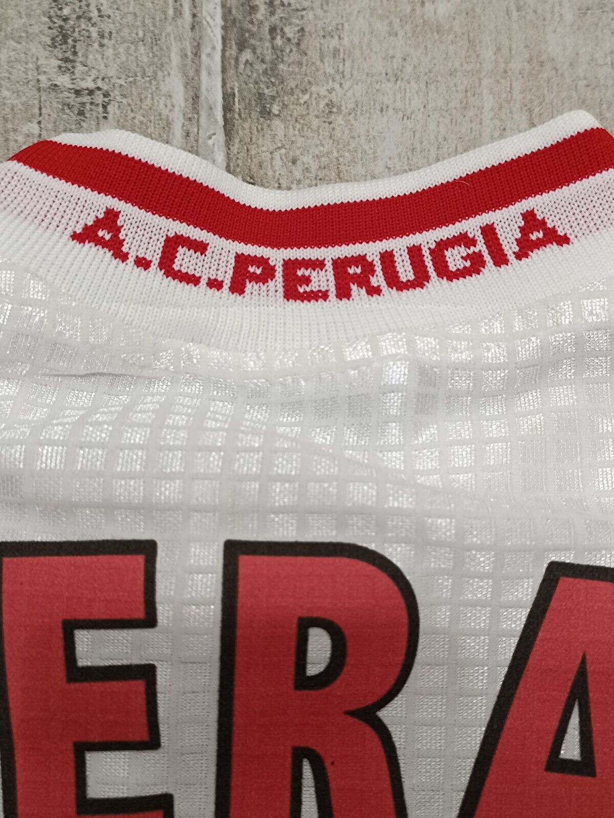 maglia calcio vintage Perugia MATERAZZI 2000 2001 Galex player friendly L
