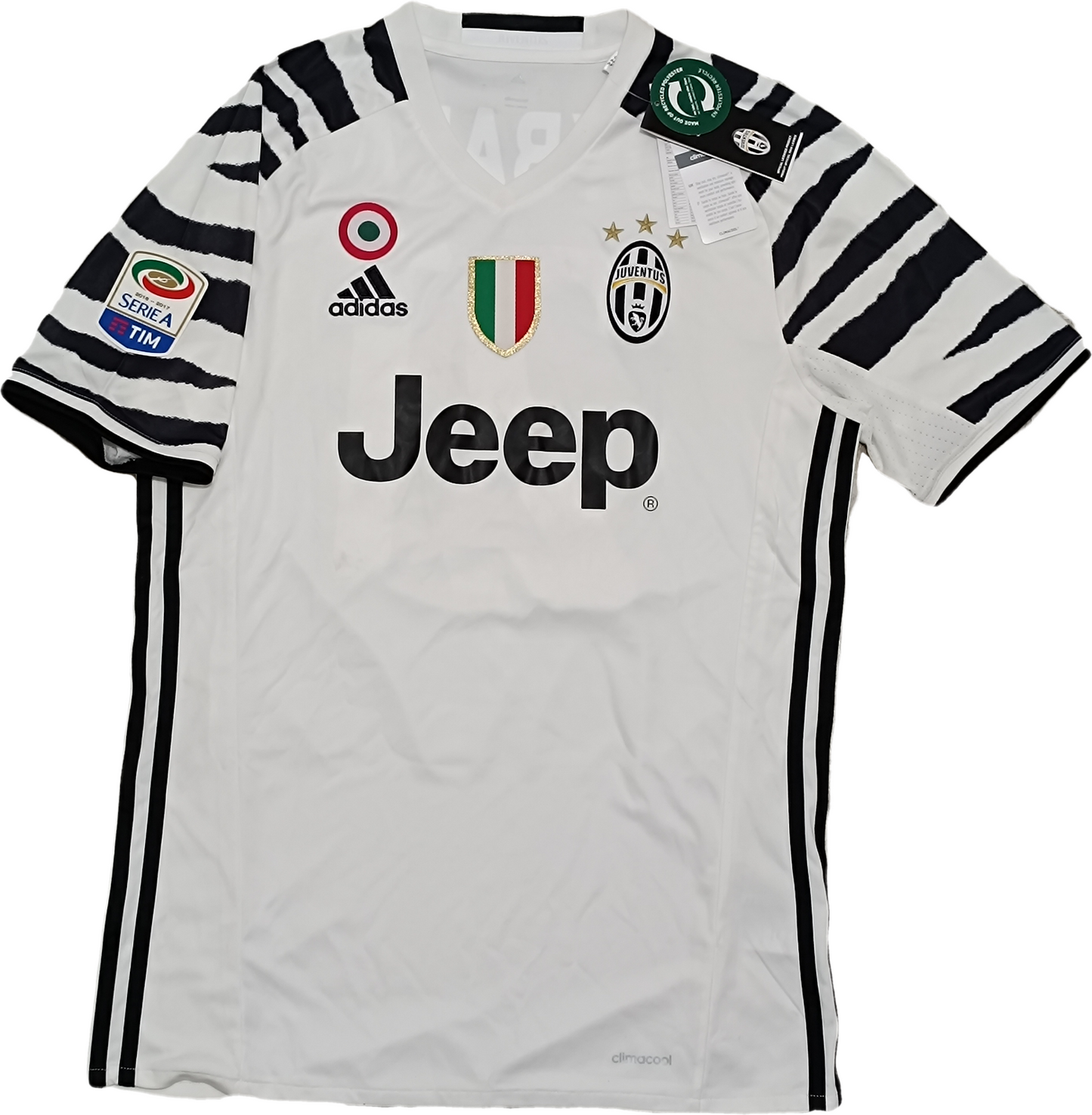 maglia calcio Adidas Juventus MANDZUKIC Away 2016 2017 ADIZERO Jeep Serie A M