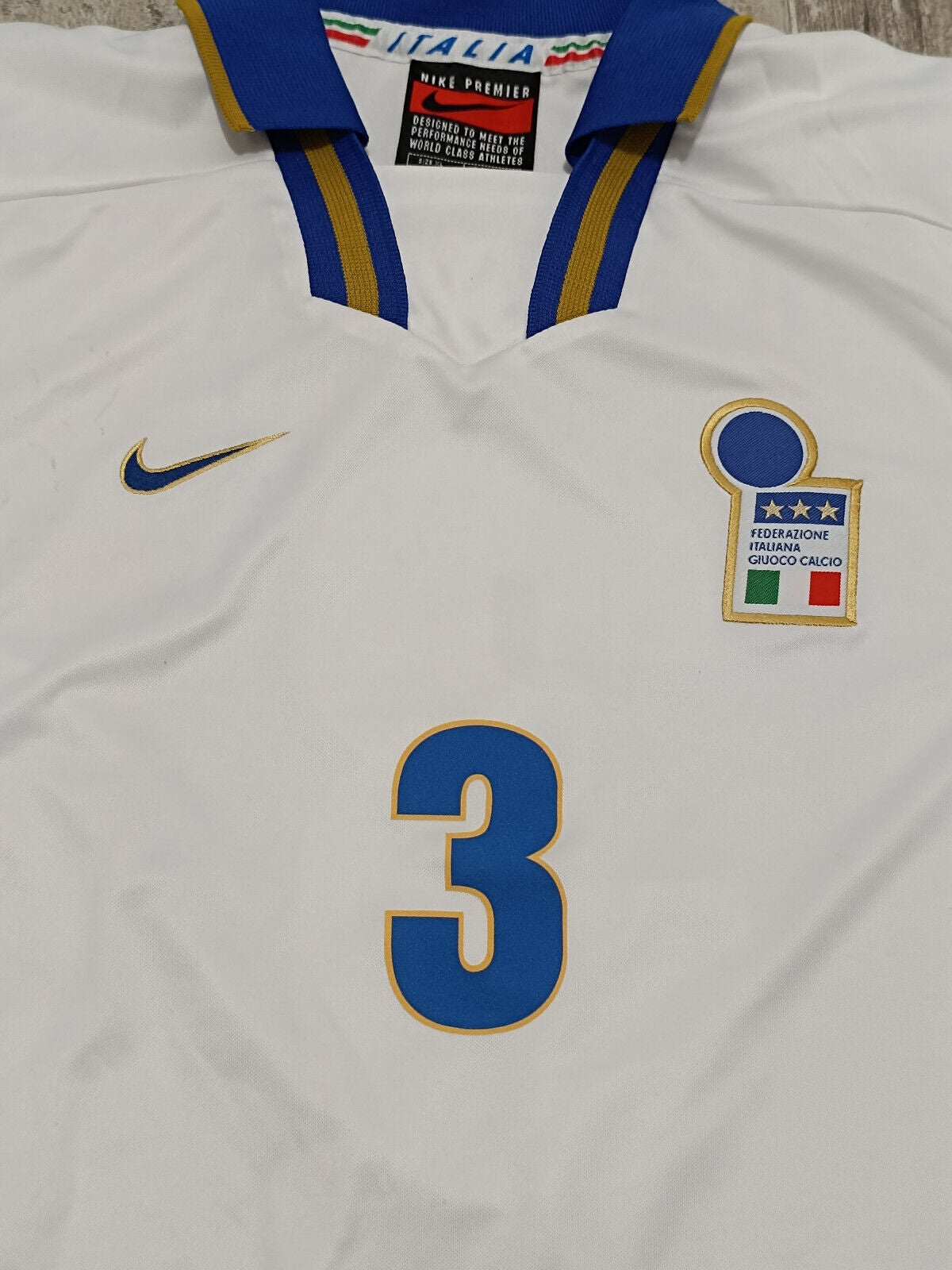maglia calcio vintage Italia MALDINI Nike Euro 1996 home shirt XL DRI FIT