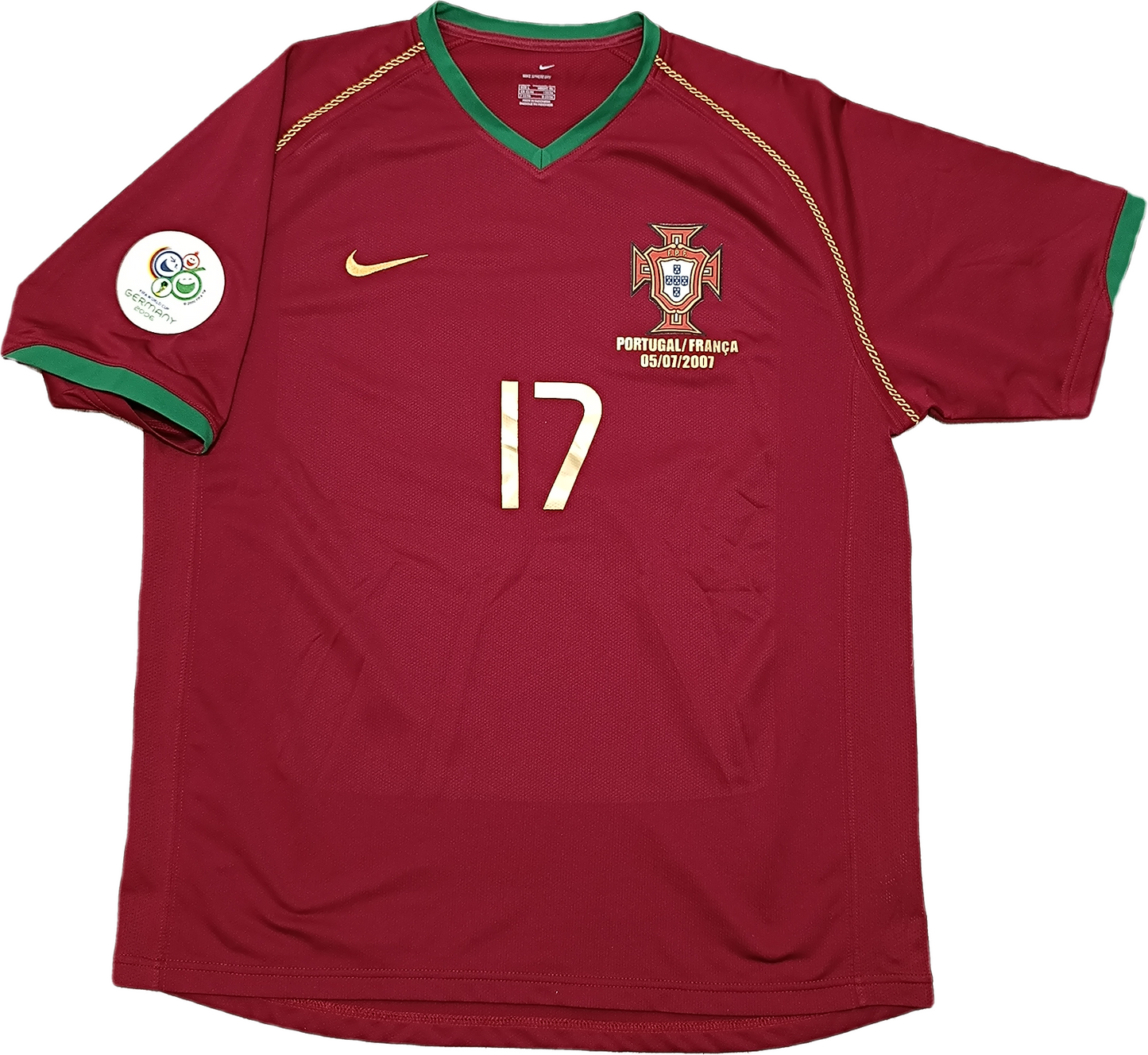 maglia calcio vintage Cristiano Ronaldo Portugal - Francia World Cup 2006 Nike