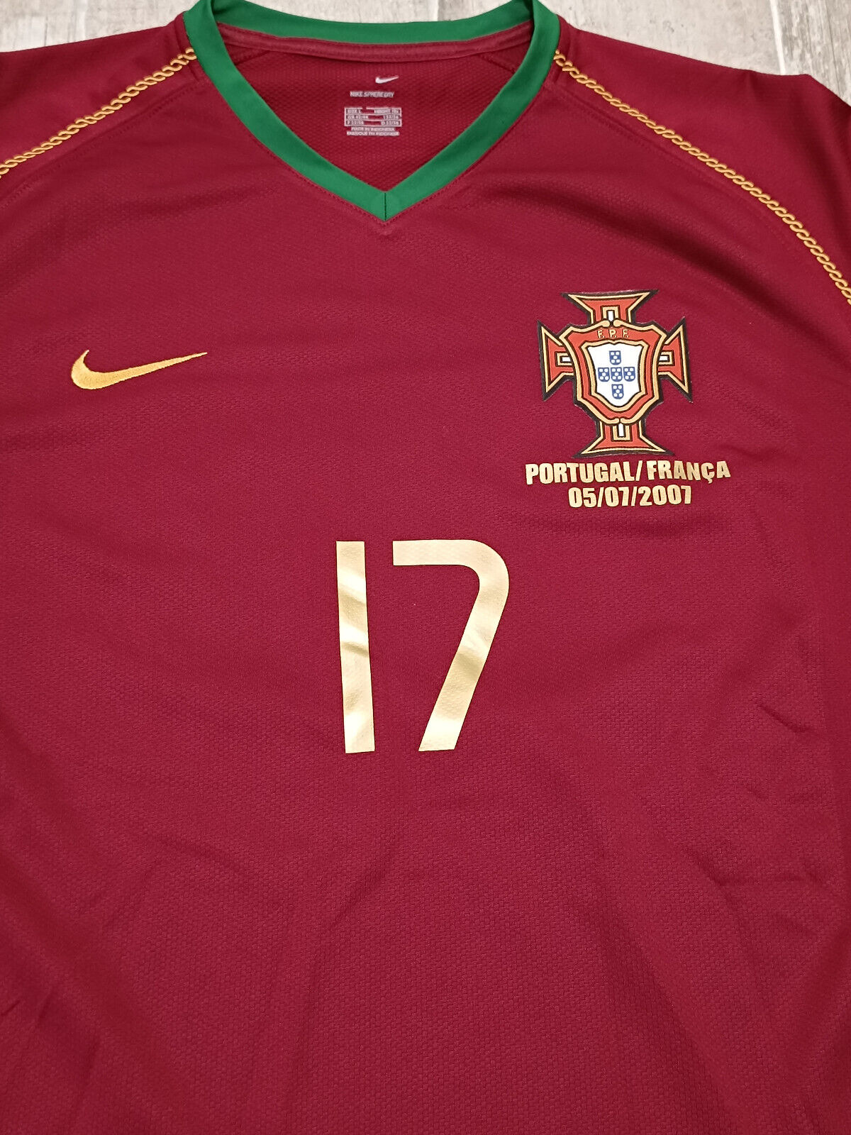 maglia calcio vintage Cristiano Ronaldo Portugal - Francia World Cup 2006 Nike