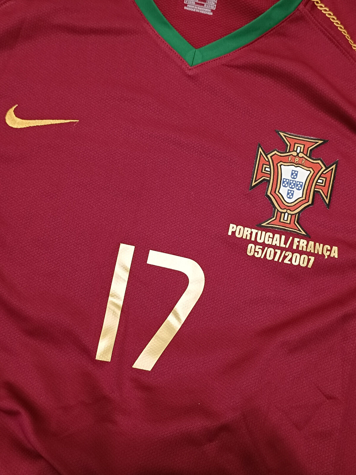 maglia calcio vintage Cristiano Ronaldo Portugal - Francia World Cup 2006 Nike