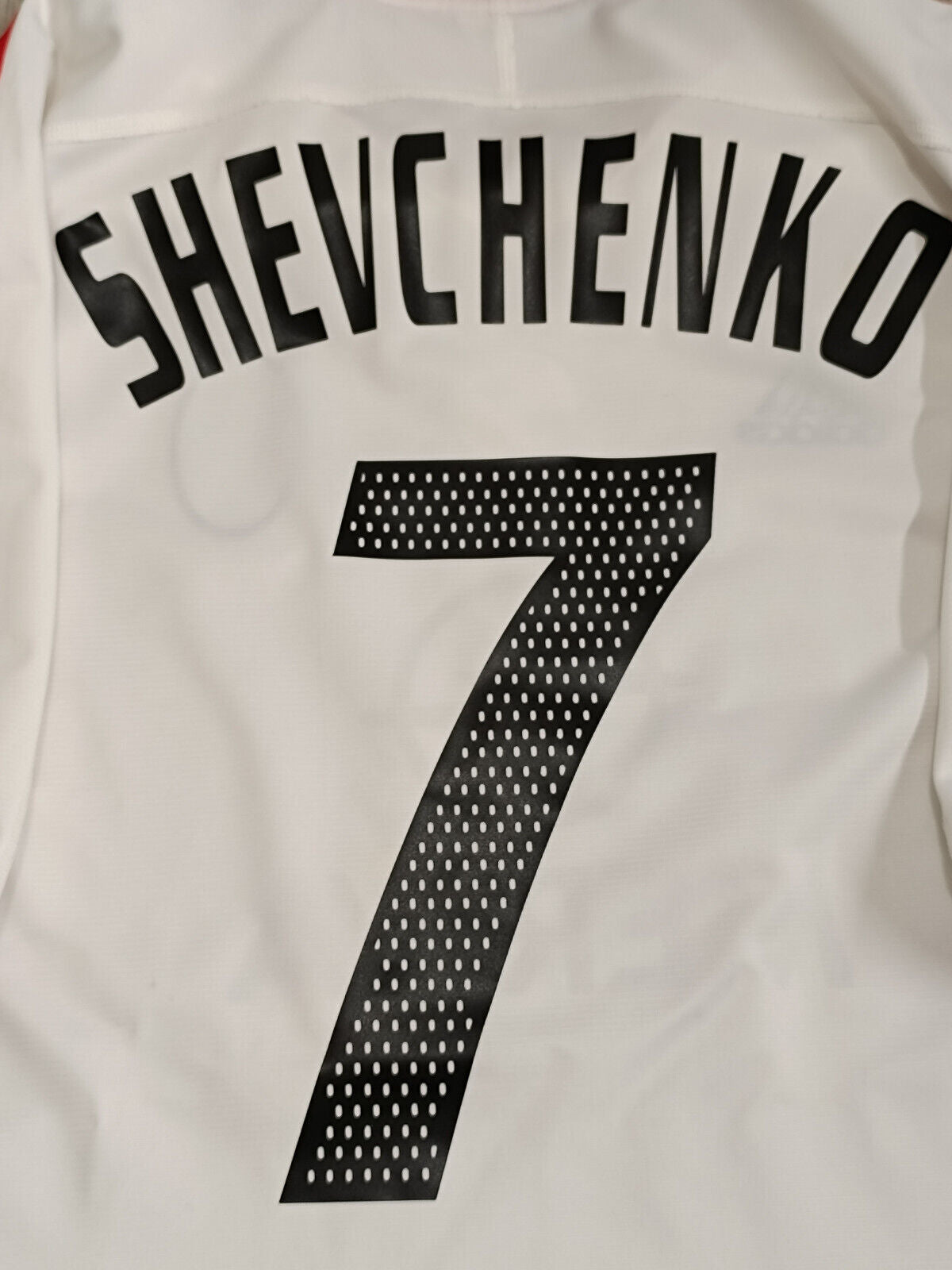 maglia calcio vintage AC Milan Shevchenko Adidas 2003 2004 MERIVA Away