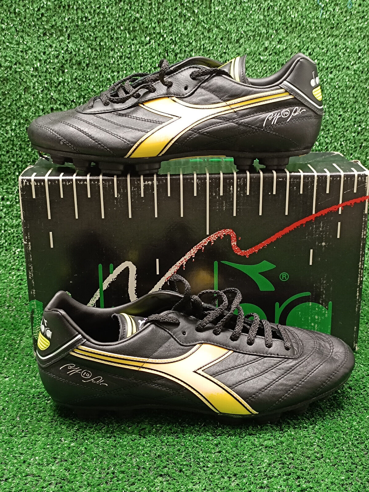 scarpe calcio vintage DIADORA Roberto Baggio 1990 scarpini TALENT MD E