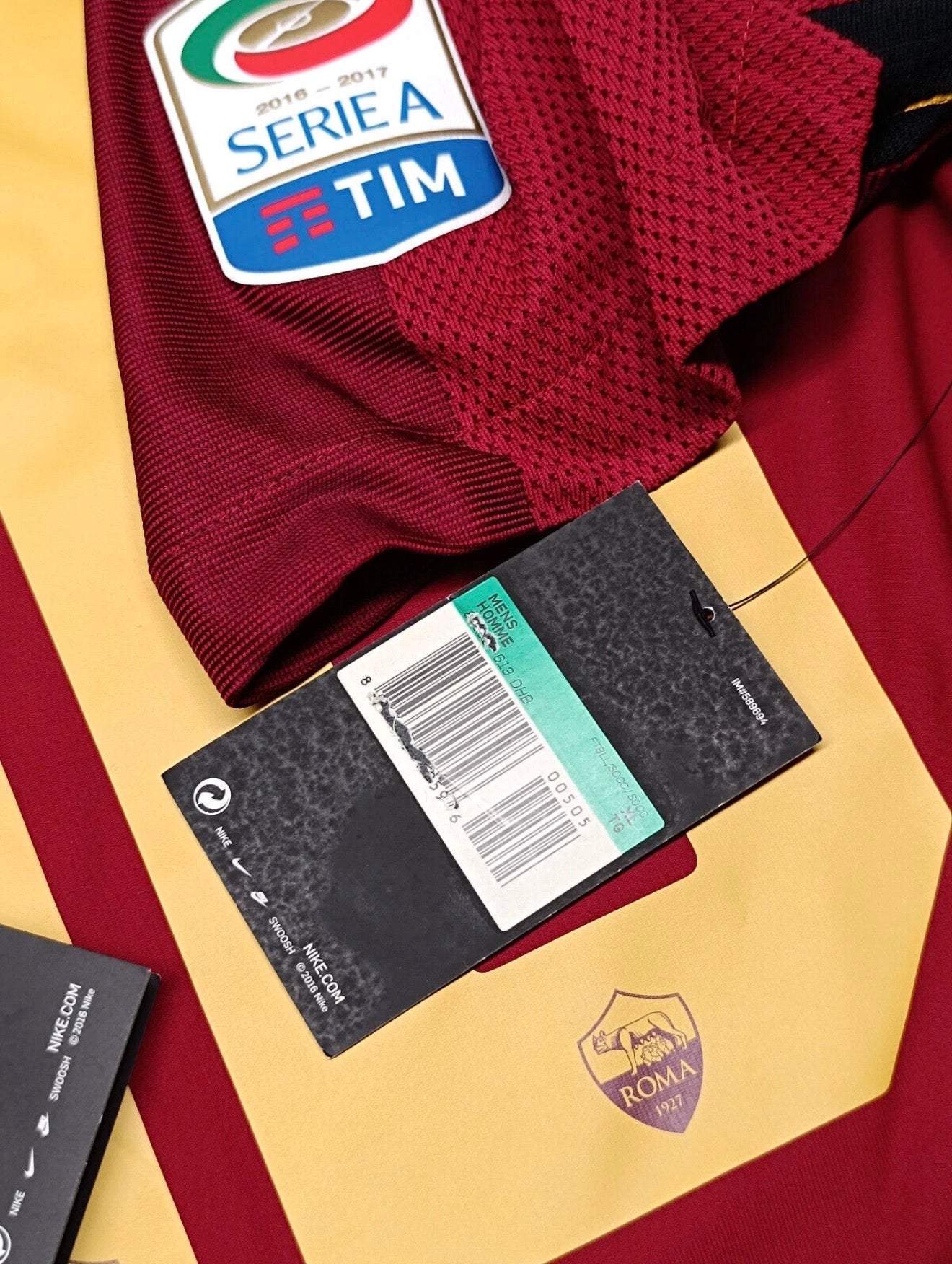 Maglia roma TOTTI NIKE last game 2017 Authentic VAPOR XL serie A limited edition