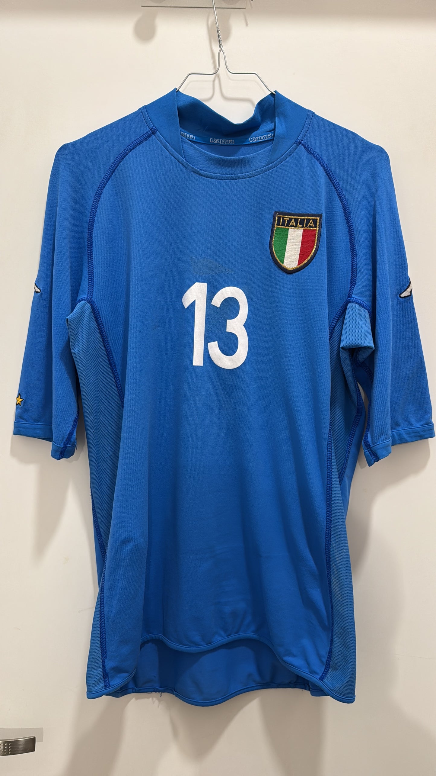 Maglia Italia Kappa home World Cup 2002 Korea Japan NESTA #13 Large