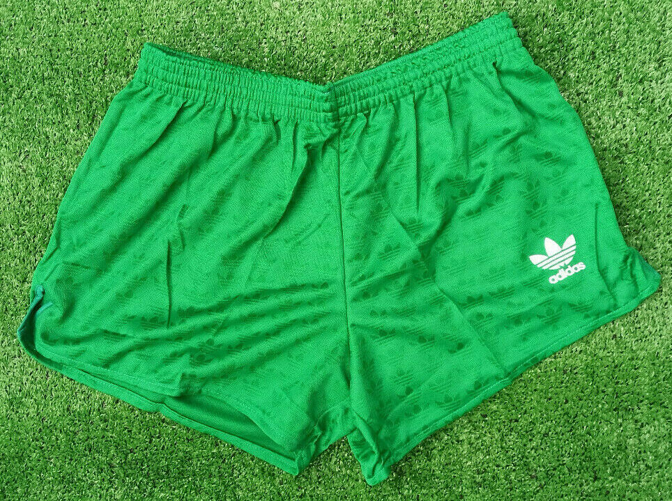 adidas vintage Avellino Saint etienne Beckebauer shorts glanz sprinter cotton