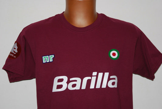 maglia roma vintage barilla anni 80 cotone ultras stadio 80s NOS 1986 1987