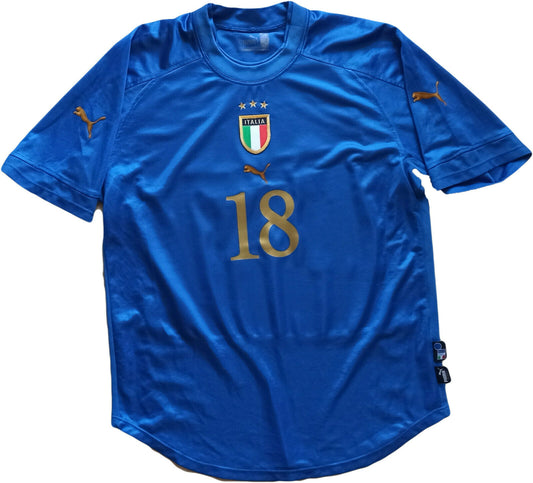 maglia Cassano 2004 Italia Europei Portugal Jersey home L Puma shirt vintage