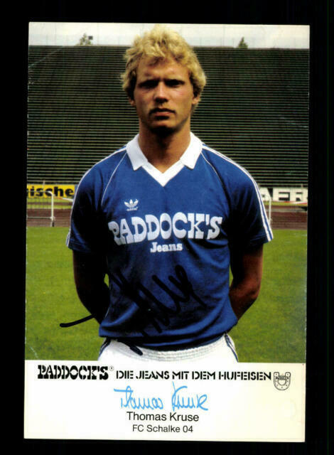 maglia calcio vintage adidas Schalke 04 Paddock's Jeans 1984 shirt jersey