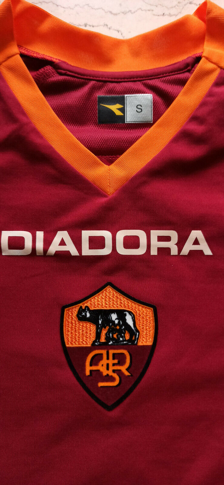 maglia roma Totti 2006 2007 Diadora Prodotto Ufficiale *SIGNED* Autografata S