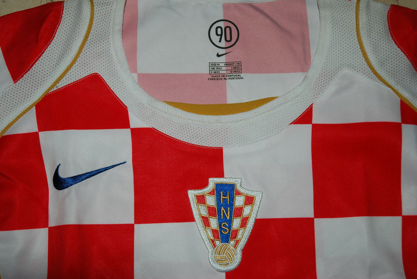 Maglia Croatia Prso 2004-05 Euro 2004 Nike Vintage Kovac home shirt Jersey Home