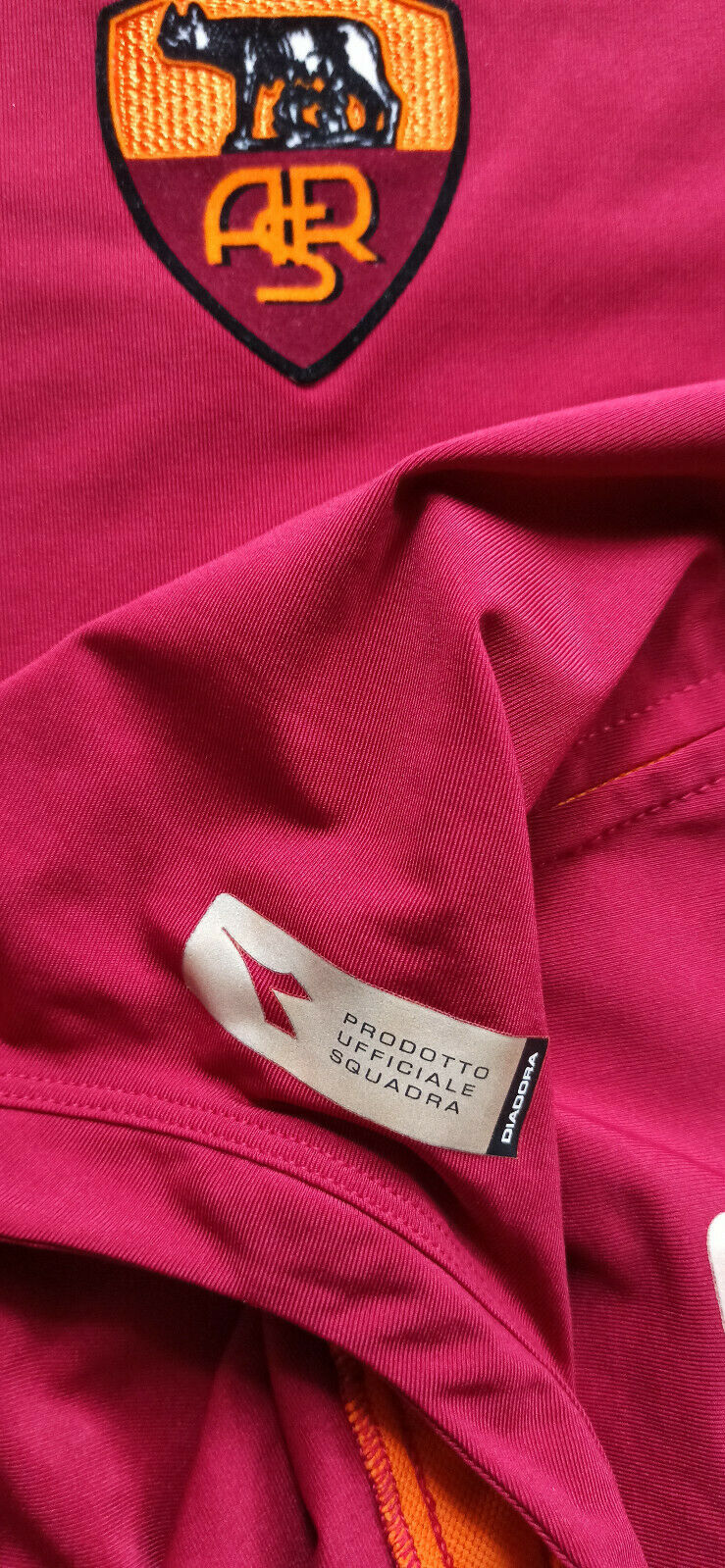 maglia roma Totti 2006 2007 Diadora Prodotto Ufficiale *SIGNED* Autografata S