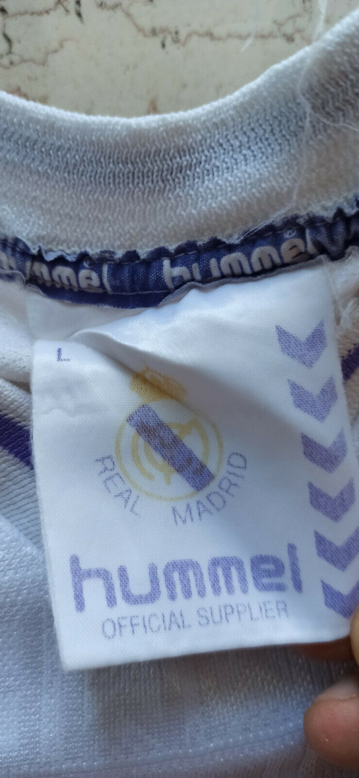 maglia calcio camiseta vintage Real Madrid Butragueno #7 match issue worn 1990