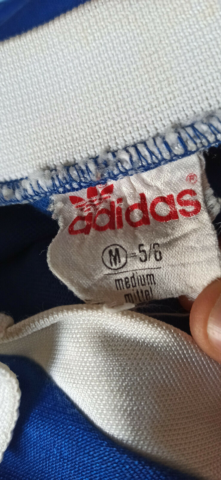 maglia calcio vintage adidas Schalke 04 Paddock's Jeans 1984 shirt jersey