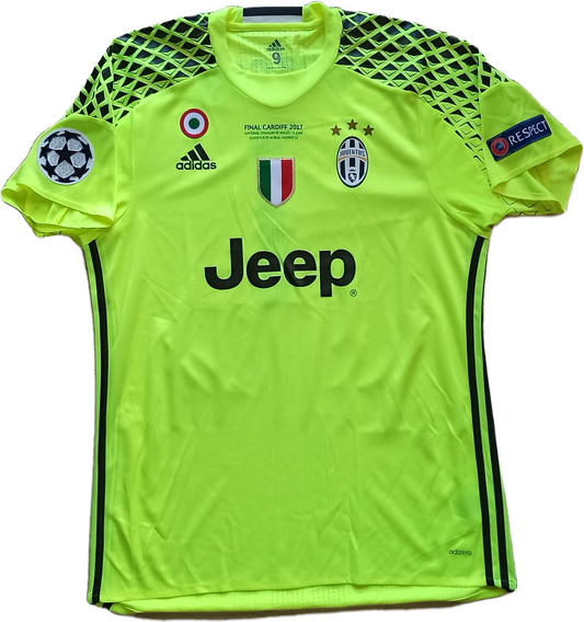maglia calcio match worn BUFFON FINAL CARDIFF juventus Adizero 2016-17 UCL