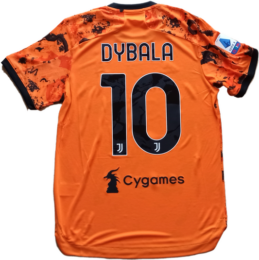 maglia match worn Juventus Dybala indossata 2020 2021 Adidas taglia 6 third