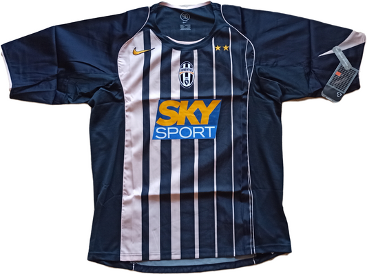 maglia calcio vintage Juventus IBRAHIMOVIC Nike shirt 2004 2005 jersey Sky XL