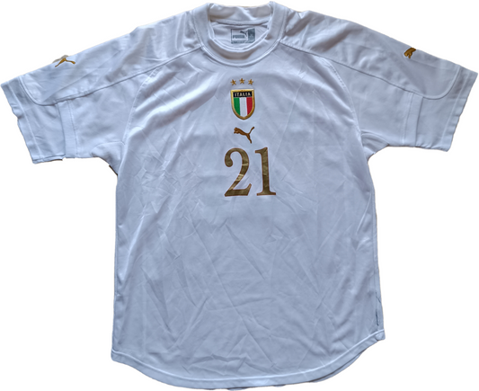 maglia match worn 2004 Italia Europei Portugal Jersey home XL Puma vintage