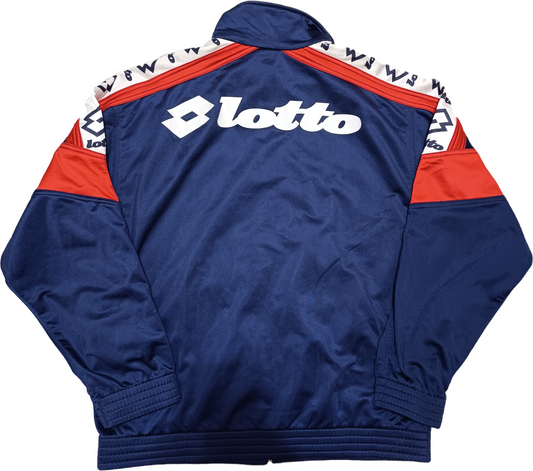 felpa giacca Piacenza calcio Lotto Hubner vintage training jacket tracktop L