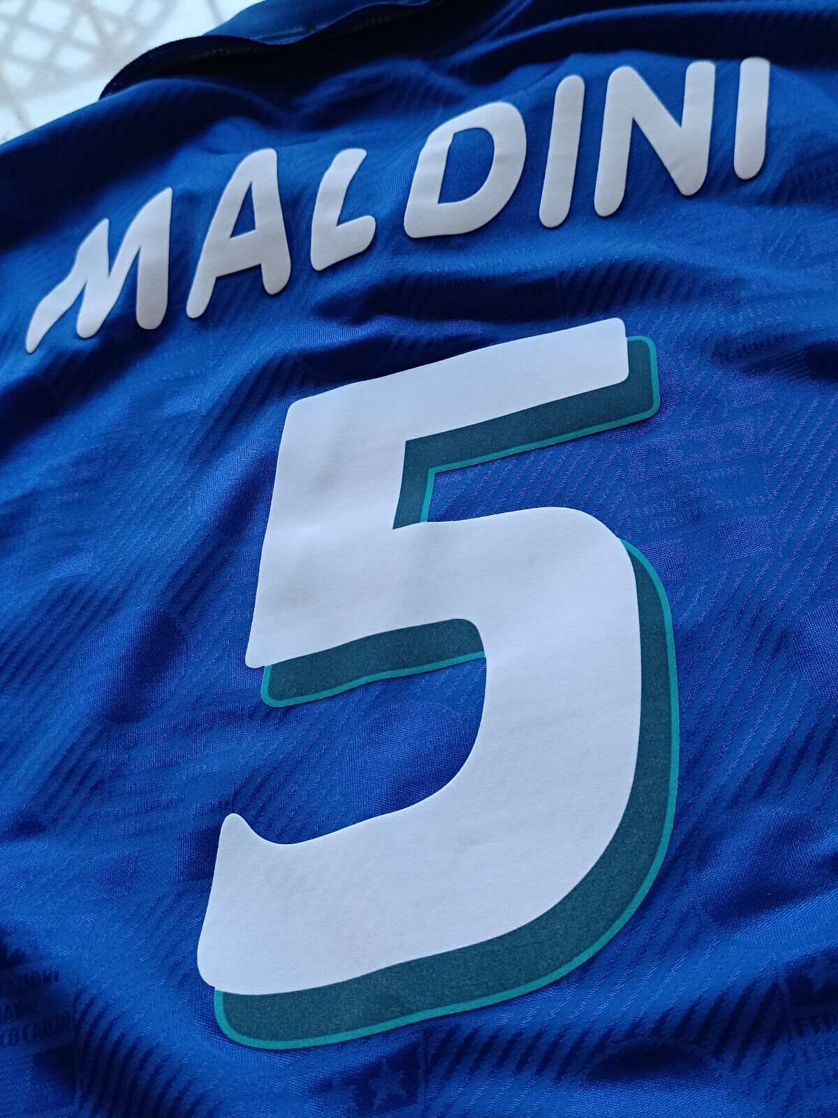 maglia calcio vintage Maldini diadora ITALIA 1994 world cup MATCH WORN?