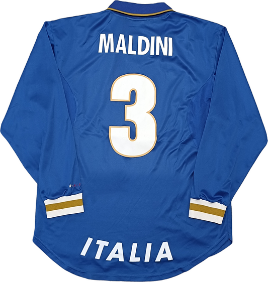 maglia calcio vintage Italia MALDINI Nike Euro 1996 home shirt XL DRI FIT